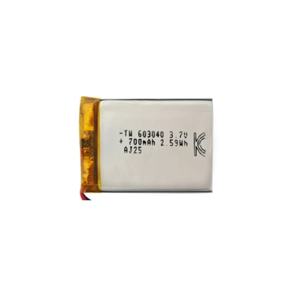 리튬폴리머 배터리 3.7V, 700mAh, KC인증