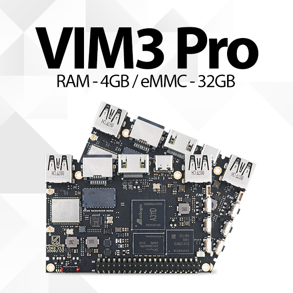 카다스 Khadas VIM3 Pro 미니PC 산업용 초소형 싱글보드 컴퓨터 라즈베리파이 완벽 대체 스틱PC