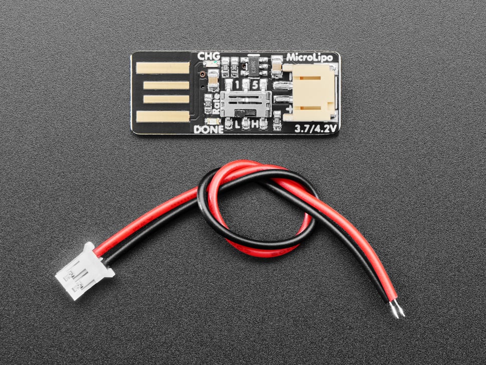 [1304]Adafruit Micro Lipo - USB LiIon/LiPoly 충전기