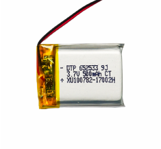 리튬폴리머 배터리 3.7V, 500mAh, KC인증